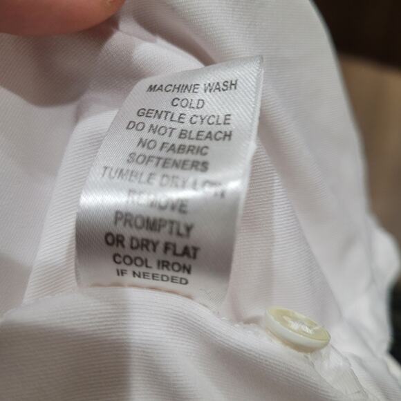 FAIRWAY & GREENE Tech Golf Polo Sz L White Benedictine College 2011 Performance - Picture 8 of 8